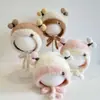Chapéu de bebê para outono e inverno, gorro de bebê, chapéu de inverno quente com proteção para as orelhas para meninos e meninas, chapéu fofo de pelúcia para crianças