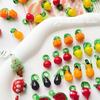 [Fruta de Asia Occidental] Sandía Manzana Cuentas de Vidrio Cuentas Hecho a Mano Material DIY Pulsera Accesorios de Joyería