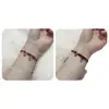 Pulseira Sino Marca Fu Ágata Vermelha Tecida à Mão Contas Casal Corda de Mão Vermelha Estudante Melhor Amigo Namorada Presente Pulseira