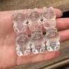 Atacado Purificação Corporal Piezoelétrica Pano de Cristal Branco Acessórios de Urso Brinquedo DIY Feito à Mão Pulseira Colar Contas Espaçadoras com Contas
