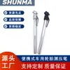 Pluma Manómetro de Presión de Neumáticos 5-50 Psi, Manómetro de Aire Tipo Pluma, Medidor Portátil de Presión de Neumáticos, Manómetro de Presión para Neumáticos de Coche
