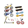 Amazon Aliexpress Juguetes Simulación Mini Bicicleta de Aleación Modelo Bicicleta de Dedo Patineta Cuatriciclo
