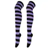 Medias Medias Transfronterizas Medias de Tres Rayas Tubo Largo Calcetines por Encima de la Rodilla Estilo Académico Baile de Actuación Calcetines de Algodón para Mujer