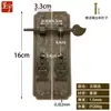 3 x 15cm ciruelo orquídea bambú crisantemo manija de puerta de gabinete retro chino cobre puro antiguo mueble chino manija de cobre puro gabinete
