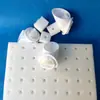 Algodón Hidropónico Cuadrado #35 para Plántulas de Cultivo sin Suelo, Taza de Algodón para Trasplante de Verduras, Máquina de Plantación de Verduras de Columna Lan Ru Feng