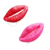 Adereços de Performance Cosplay de Lábios de Salsicha Peculiares de Halloween, Lábios Vermelhos Sexys em Forma de Chama, Vermelho