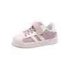 Sapatos de lona infantis sapatos brancos sapatos de lona casuais de bico concha para menino tênis moda sola macia crianças pequenas e médias sapatos de menina