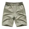 Nuevos Shorts Casuales de Algodón Puro para Hombre Verano 2026, Shorts Delgados Elásticos de Cinco Puntos para Verano, Shorts de Playa de Longitud Media Simples y Versátiles