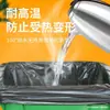 Bolsas de basura negras tamaño grande extra gruesas saneamiento de propiedades doméstico desechable tipo boca plana extra grandes bolsas de plástico venta al por mayor de fábrica