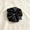 Goma para el pelo Jumbo de Satén Suave Color Sólido Peinado para el Trayecto Perezoso Suave Simple Versátil Temperamento de Alta Gama Goma para el Pelo Accesorios para el Cabello