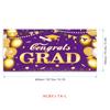 Amazon transfronterizo nuevo banner de temporada de graduación decoración de fiesta bandera fondo de globo para mapa asta de bandera personalización