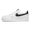 Tênis Nike Oficial Air Force One Clássico Wheat Baixo Masculino e Feminino Outono/Inverno 2024 Pequenos Sapatos Brancos Af1 Sapatos Putian