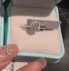 Conjunto de Anillos Pequeños de Azúcar Estilo Fat Donglai con Anillo de Moissanita como Regalo de Cumpleaños para Mejores Amigas, Novias y Amigas, Joyería de Moda