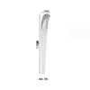Colher de sorvete de aço inoxidável 304 colher de sorvete criativa de cabeça chata colher de sobremesa de cabo longo espessado colher de mistura colher de bolo