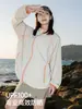 Serie de Colores Macaron Ropa con Protección Solar para Mujer Ropa con Protección Solar UPF100+ para Hombre, Chaqueta Ligera de Seda de Hielo Transpirable Moderna con Protección Solar para Verano