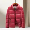 Chaqueta de algodón para hombre de estilo nuevo transfronteriza para otoño e invierno, abrigo acolchado ligero, chaqueta acolchada de algodón a la moda, abrigo de invierno para papá, chaqueta de algodón plumón