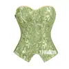 Modelador de Corpo Estilo Corte com Tecido Jacquard Multicolorido, Bojos com Aro, Corselete Zíper Modelador Corporal para Realçar o Busto Feminino