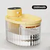 Fonte de Água sem Fio para Gatos com Sensor de Movimento, Automática, Sem Fio, Bomba Silenciosa, Fonte para Pets a Pilha, Dispensador de Tigela de Água para Cães de 102oz/3L com 3 Filtros