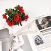 Rhododendron Pequeño Magnolia Milenio Fotografía de Boda Ramo Impreso en 3D Flores Artificiales Realistas Venta al por Mayor Flor de Simulación Artesanía Floral