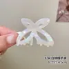 Pin de Corbata de Acetato Mariposa Elegante de Gama Alta para la Parte Trasera de la Cabeza, Pin de Tiburón, Pin Mariposa Calada, Lindo Accesorio para el Cabello