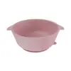 Tazón de Silicona para Bebé Vajilla Aprendizaje para Comer Tazón de Entrenamiento Binaural con Ventosa Vajilla de Silicona para Niños Tazón para Comida