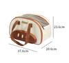 Nova Bolsa para Gato de Estimação para Sair, Bolsa para Gato Tridimensional de Grande Espaço, Bolsa de Mão Portátil Respirável, Suprimentos Confortáveis para Viagem para Gatos