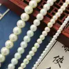 Contas soltas de imitação de pérola de vidro coloridas, materiais para colares e acessórios artesanais DIY, atacado
