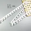 Suministros del Fabricante Bolas de Peluche Blancas en Ángulo Recto, Pompones de Nylon de Alta Elasticidad, Bolas de Peluche Hechas a Mano para Bricolaje, Accesorios de Encaje para Ropa