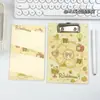 Bloc de Notas Adhesivas Estilo Portapapeles A6 de Dibujos Animados Colección Página de Color Bloc de Papel Fotográfico Bloc de Notas Portátil para Recordatorios