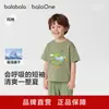 [Balaone] Camiseta de Manga Corta Balabala Baby para Niños y Niñas 2026 Nuevo Verano Algodón Puro Absorbe la Humedad Secado Rápido Top