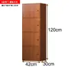 Librero Estantería de Libros Cerrable Simple de Pie Moderno Simple Gabinete de Almacenamiento Combinación de Color Madera Maciza Gabinete de Rejilla Gabinete de Almacenamiento con Puerta