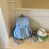 Mochila Casual Leve Feminina Shuai Mijia Modelo Novo 2026 Mochila de Viagem Bolsa de Lona Pequena Bolsa Escolar