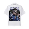 Kross Football Mbappe Mbappe Verano Europeo y Americano High Street Camiseta de Manga Corta Pesada 300G 100% Algodón Tendencia de Pareja