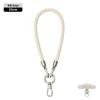 Cordón elegante de 6 mm con hebilla doble para teléfono móvil, para muñeca, corto, funda para teléfono móvil, cordón tejido, cordón para cámara/llaves, antipérdida