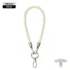 Cordón de Teléfono Móvil de Gama Alta Correa Resistente de 6 mm para Cuello Cruzado Ajustable Exterior Anti-Pérdida Exquisita Cuerda Tejida para Muñeca