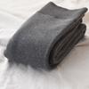 Estilo Japonés Estilo Suave Color Avena Forro Polar Engrosado Cálido Algodón Pantimedias Verticales Cadera de Durazno Cadera Pierna Leggings