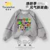 Conjunto de Dos Piezas con Sudadera con Capucha y Pantalones Deportivos Sprunki Boys' para Música Nueva Transfronteriza, Conjunto Casual de Moda