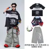 Roupas Hip Hop Estilosas e Personalizadas para Meninos Dança de Rua Moda Hip Hop Infantil Desfile de Moda Hip Hop Fantasias para Performance de Rua