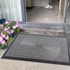 Tapete de Entrada Tapete para Quitar el Polvo de la Entrada Tapete para Pies para el Hogar Tapete para Puerta de Entrada Resistente al Desgaste Antideslizante de Goma Tapete para Pies para Rascar la Puerta
