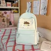 Mochila Fresca y Linda Estilo Academia de Puntos para Estudiantes 2025 Nueva Versátil Ligera de Dibujos Animados para Mujeres