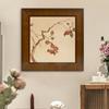 Aparador de estilo chino francés, pintura decorativa para sala de estar, respaldo de sofá, pintura colgante, estilo antiguo, caqui y caqui Ruyi, significado bueno