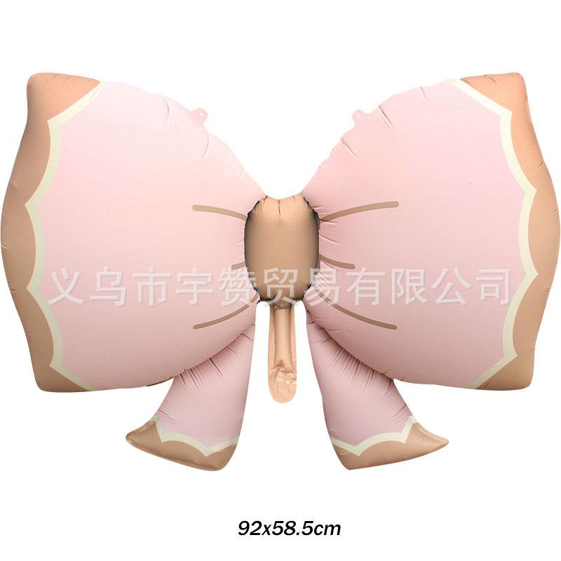 粉色哑光蝴蝶结