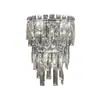 Luminária de Parede Exclusiva Transfronteiriça de Cristal de Luxo Leve para Quarto, Cabeceira, Parede de Fundo para Ambiente, Luminária de Parede Estilo Francês para Sala de Estar com Acabamento de Alto Padrão