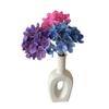 Película Impresa en 3D Hortensia Pequeña Flores Artificiales para Decoración de Bodas, Decoración Suave de Hotel, Arte Floral, Decoración de Sala de Estar, Flores Falsas, Flores Artificiales