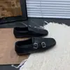 2026 Nuevo Modelo Hecho a Mano Finamente Tallado Transpirable Correa de Monje Brogue Zapatos de Cuero para Mujer Zapatos Planos de Moda