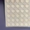Alfombrilla de Silicona Hemisférica Partículas de Silicona Anticolisión Alfombrilla de Silicona Absorbente de Golpes Autoadhesiva de Silicona Transparente Alfombrilla Hemisférica Antideslizante