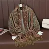 Luxo Marca de Outono Cashmere Xaile Mulheres Wrap Quente Inverno Cachecol Design Impresso Mulheres Jacquard Cachecol