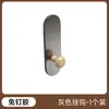 Nuevo Colgador de Ropa de Madera Maciza Nórdico Madera de Nogal Colgador Detrás de la Puerta Colgador de Ropa Sin Taladro Colgador de Ropa Montado en la Pared con Adhesivo Fuerte