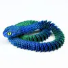 Adornos artesanales de venta caliente transfronteriza con impresión 3D de víbora, regalos en línea, populares y creativos, adornos para automóviles hechos a mano, fabricantes hechos a mano.