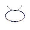 Pulsera Pequeña de Cuentas de Arroz Miyuki Tejida a Mano Piedra Natural Tianhe Todo Fósforo Cuerda de Mano de la Suerte para Niña Misma Novia